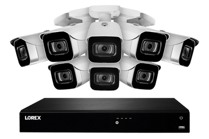 16-Channel Fusion NVR System with 4K (8MP) IP Cameras