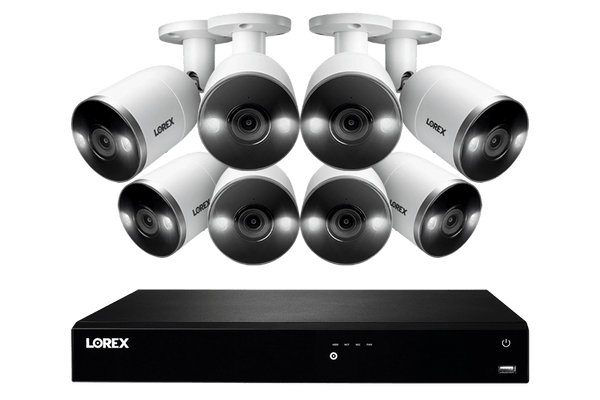 16-Channel 4K Ultra HD Fusion NVR IP System with Smart Deterrence Cameras