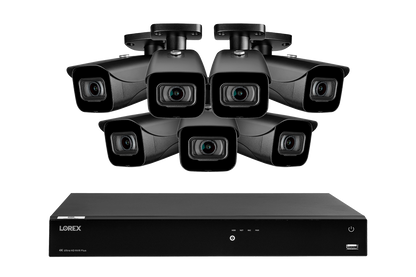 Lorex Fusion 4K (16 Camera Capable) 4TB Wired NVR System with 7 IP Bullet Cameras - Amazon