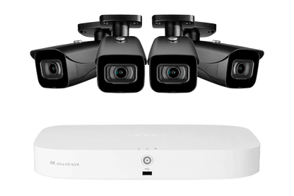 Lorex Fusion 4K 16-Camera Capable (8 Wired + 8 Wi-Fi) 2TB NVR System with Bullet Cameras - Black 4