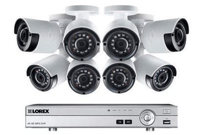 1080p Camera System with 8 Channel DVR and 8 1080p Outdoor Security Cameras, 130ft Night Vision, 1TB Hard Drive