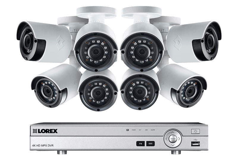 1080p Camera System with 8 Channel DVR and 8 1080p Outdoor Security Cameras, 130ft Night Vision, 1TB Hard Drive