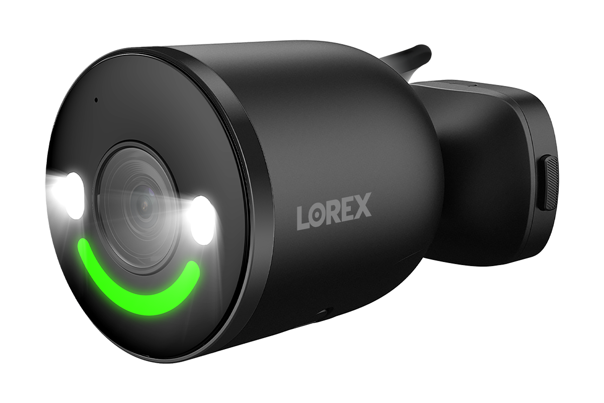 Lorex 4K Spotlight Indoor/Outdoor Wi-Fi 6 Security Black Camera with Smart Security Lighting - Amazon