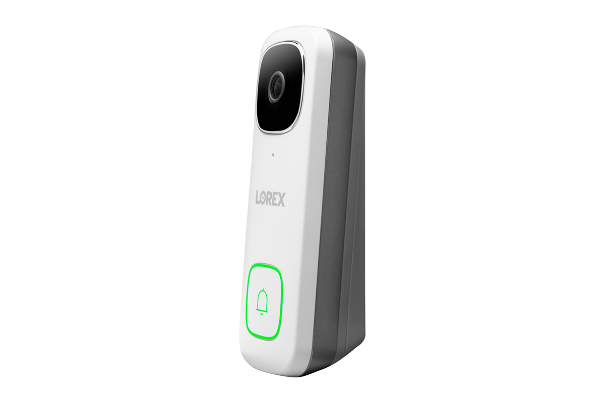 Lorex 2K Wi-Fi Video Doorbell (Wired, 32GB)