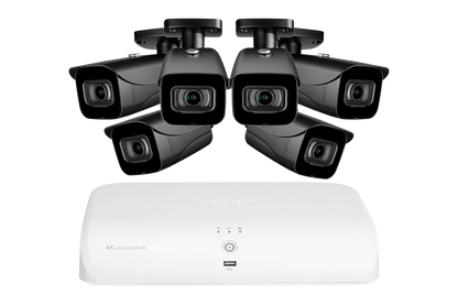 Lorex 4K 8-Channel 2TB Wired NVR System with Bullet Cameras