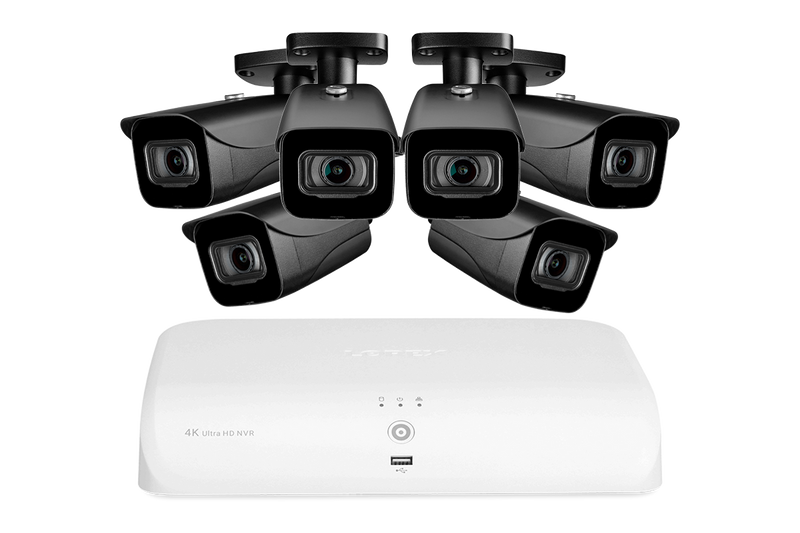 Lorex 4K 8-Channel 2TB Wired NVR System with Bullet Cameras