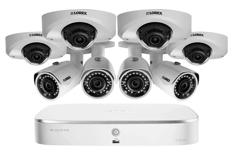 2K Home Security System featuring Color Night Vision and Listen-In Audio