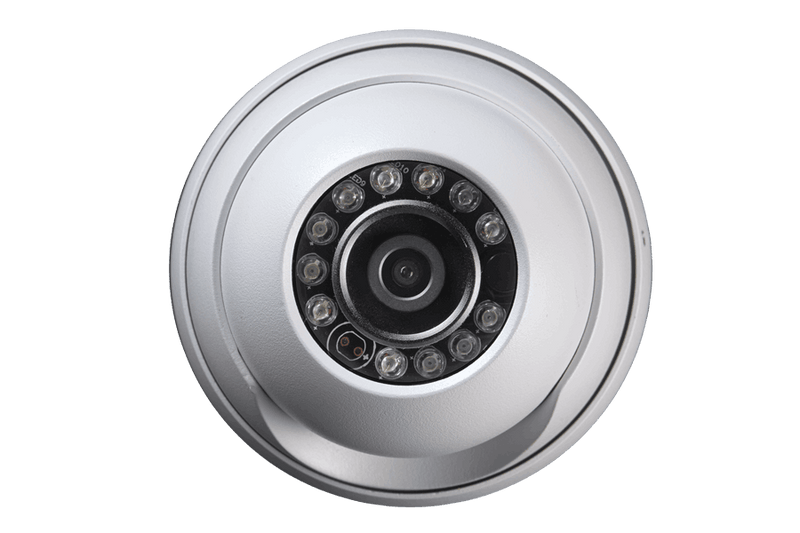 720P HD Weatherproof Night Vision Security Dome Camera (2-Pack)