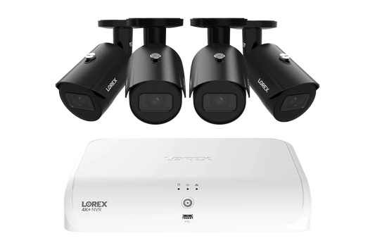 Lorex Fusion Series 4K 16 Camera Capable (8 Wired + 8 Fusion Wi-Fi) 2TB Wired System with A14 IP Bullet Cameras - Black 4