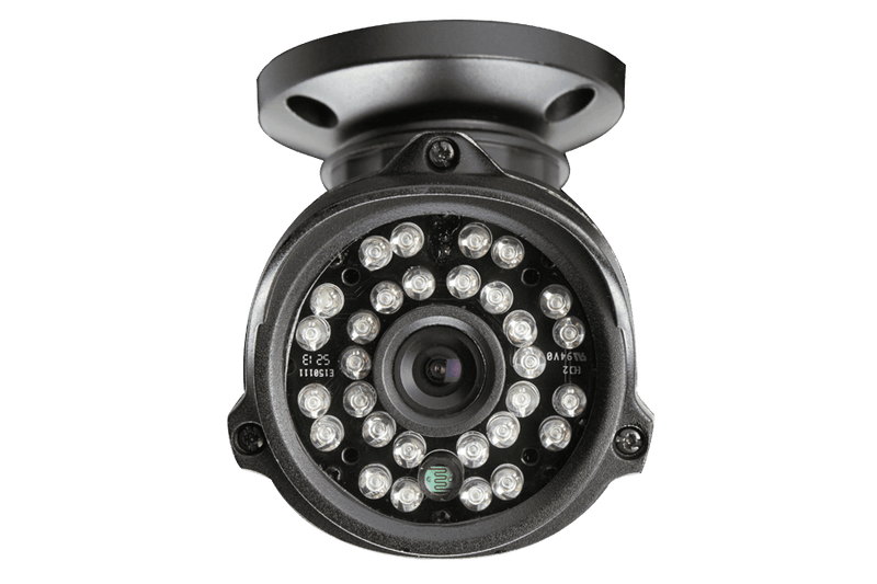 High-resolution weatherproof night vision security cameras
