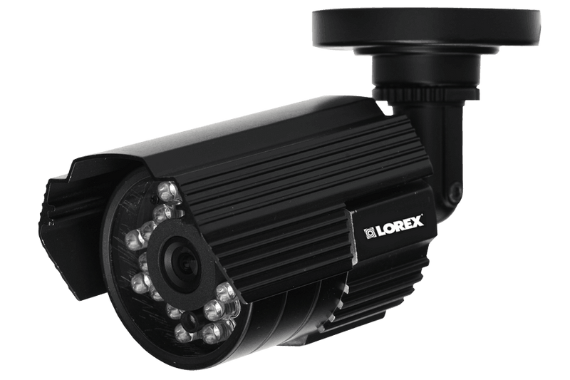 Super resolution security camera with audio