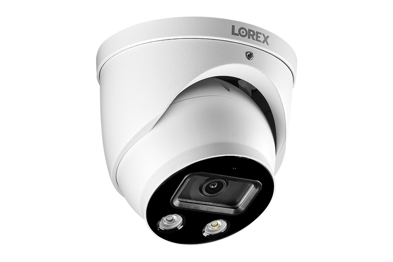 4K Ultra HD Smart Deterrence IP Dome Security Camera with Smart Motion Detection Plus