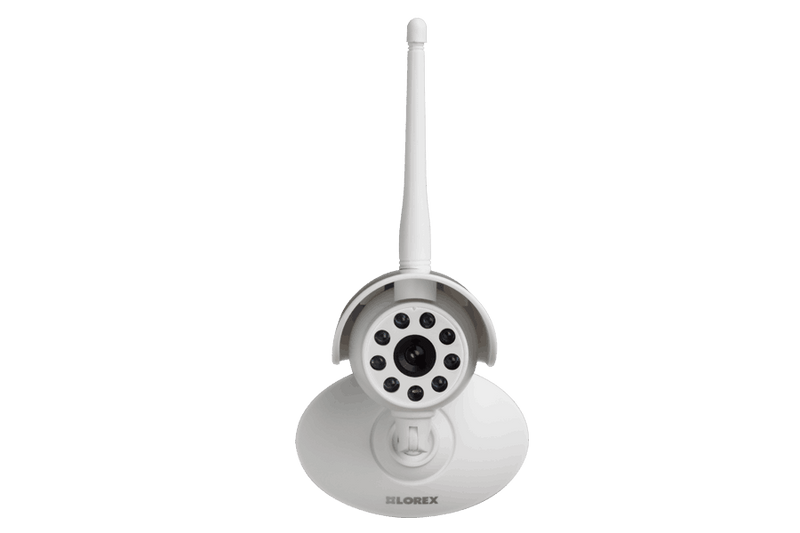 Wireless home camera with audio and night vision