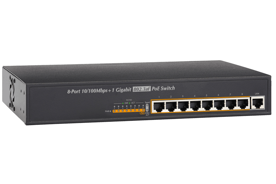 8-Channel PoE Switch