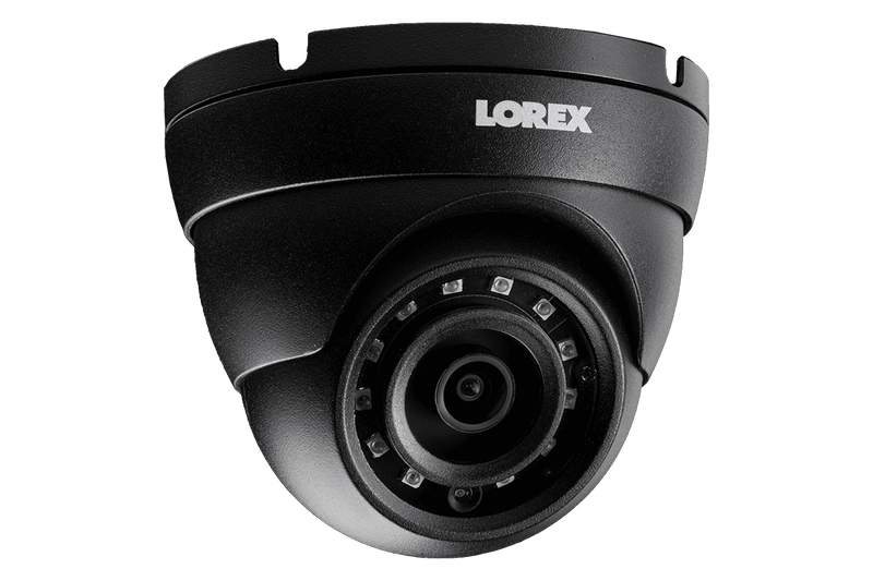 4MP Metal Dome Camera with 150FT Color Night Vision-Black
