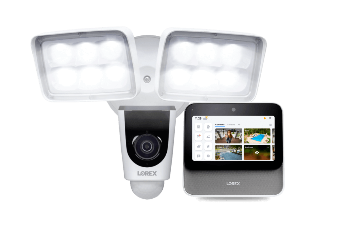 Lorex Smart Home Security Center with Floodlight Camera