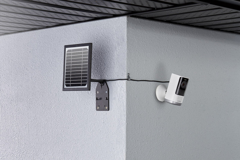 2K Wire-Free, Battery-operated Security System + Solar Panel