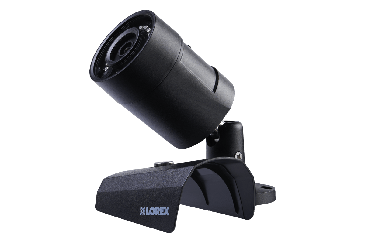 4MP Outdoor Metal Camera with 150FT Color Night Vision, HEVC, Black