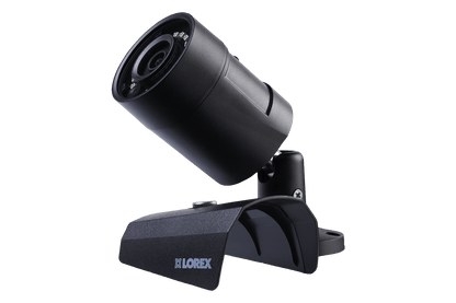 4MP Outdoor Metal Camera with 150FT Color Night Vision, HEVC, Black