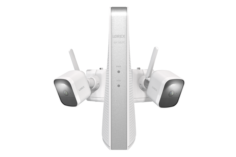 Lorex 4K NVR System with 2 Battery-Operated Cameras