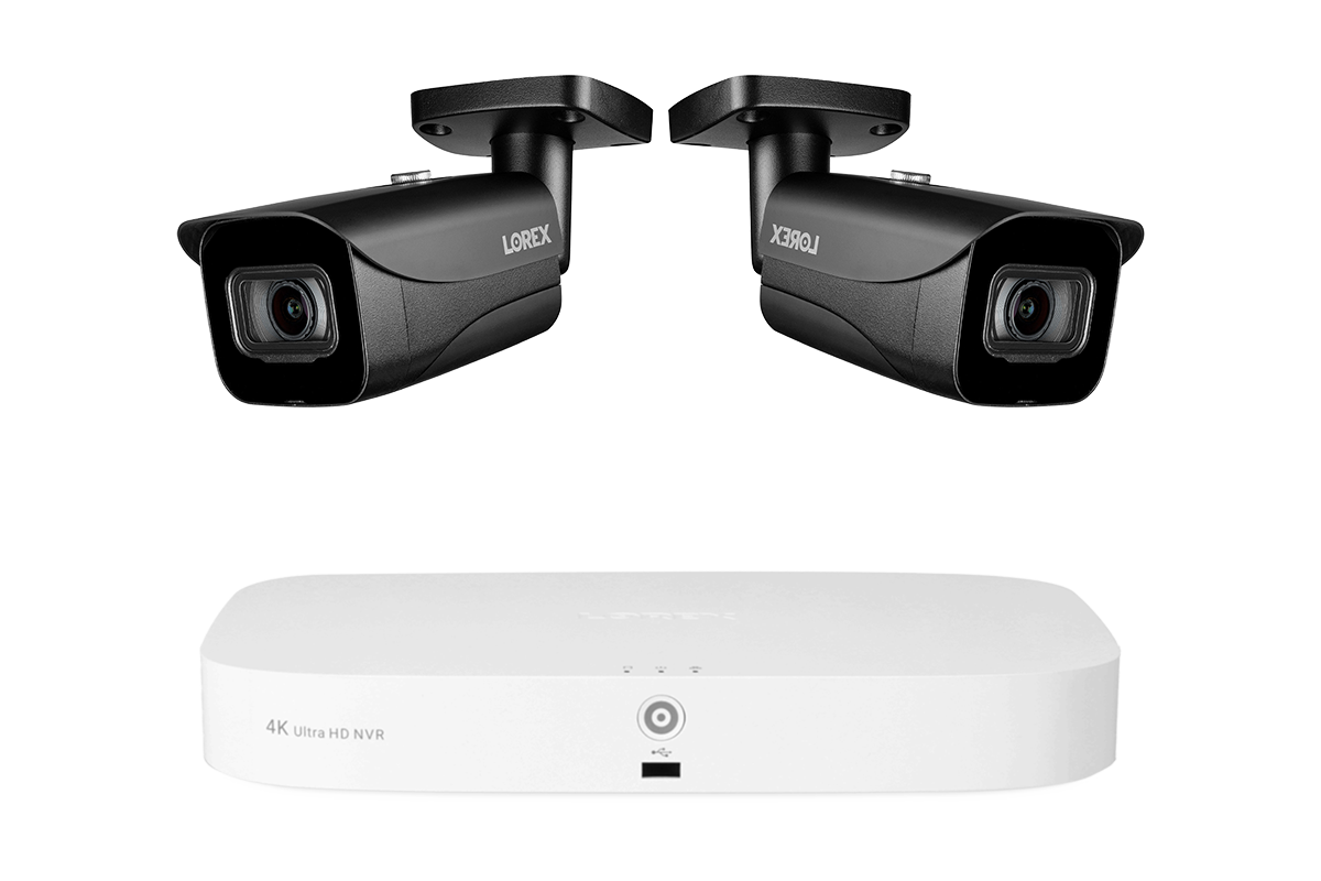 Lorex Fusion 4K 16-Camera Capable (8 Wired + 8 Wi-Fi) 2TB NVR System with Bullet Cameras