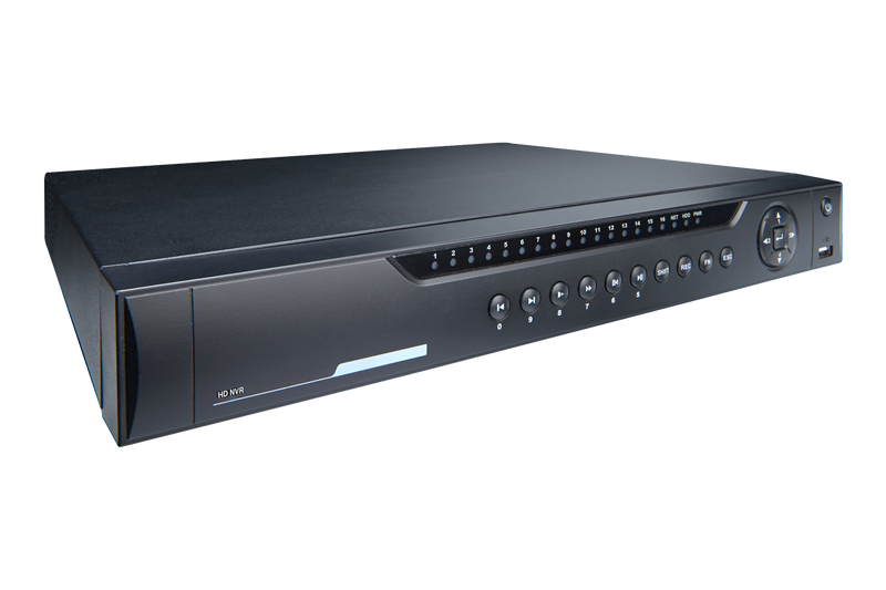 Lorex 16-Channel 4K Security NVR with Active Deterrence Compatibility and 4TB Hard Drive