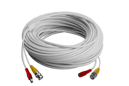 120FT high performance BNC Video/Power Cable & 12V Power Adapter for Lorex security camera systems
