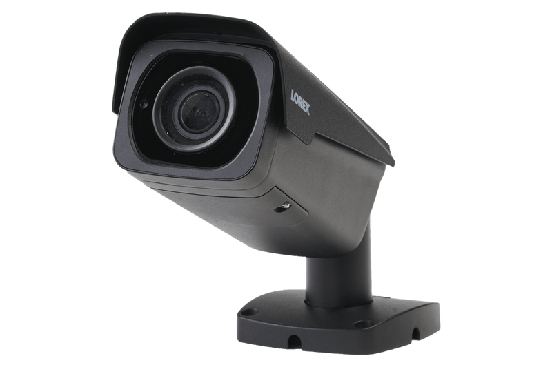4K Nocturnal Motorized Varifocal Zoom Lens IP Camera - Black