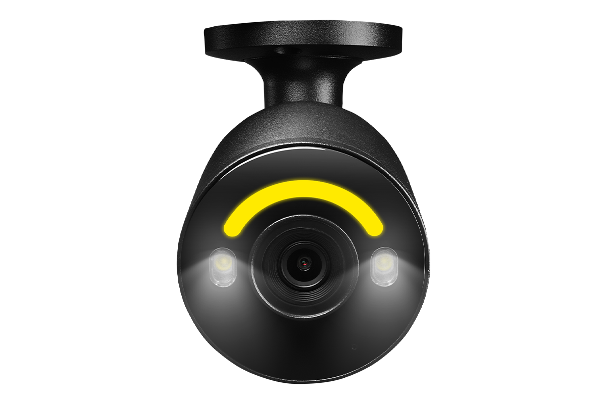 Lorex Fusion 4K 16 Camera Capable (8 Wired + 8 Fusion Wi-Fi) 2TB Wired NVR System with 4 Bullet Cameras Featuring Smart Security Lighting