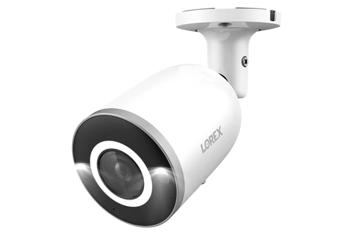 Lorex Fusion 4K 16 Camera Capable (8 Wired + 8 Wi-Fi) 2TB NVR System with 4 Smart Security Lighting Bullet Cameras, One 2K Wired Doorbell and Sensor Kit