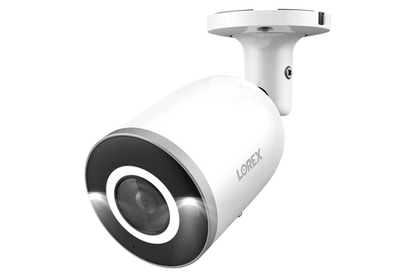 Lorex Fusion 4K 16 Camera Capable (8 Wired + 8 Wi-Fi) 2TB NVR System with 4 Smart Security Lighting Bullet Cameras, One 2K Wired Doorbell and Sensor Kit