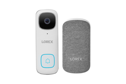 Lorex 2K Wired Video Doorbell with Wi-Fi Chime Kit