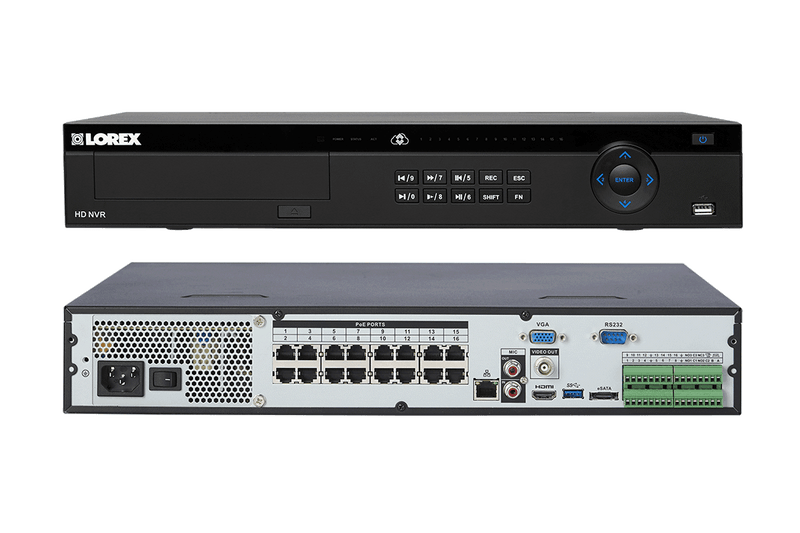 2K Security System with 32 Channel NVR, 6TB Hard Drive and 24 IP Outdoor Cameras