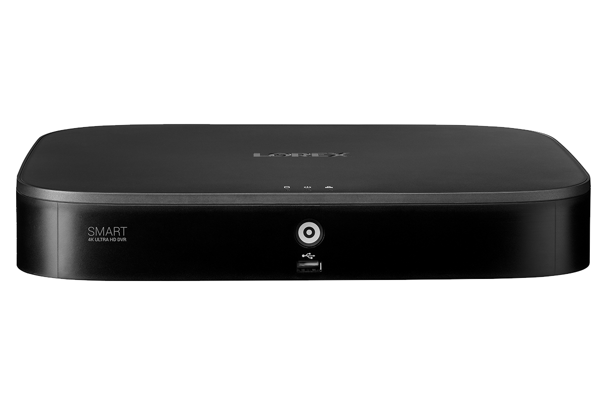 4K Ultra HD 8 Channel Digital Video Recorder with Smart Motion Detection and Smart Home Voice Control, 1TB HDD