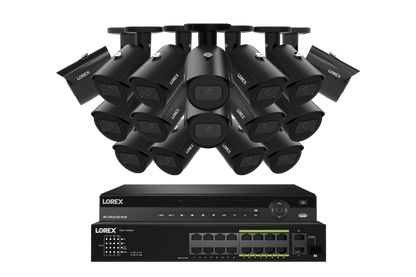 Lorex Elite Series 4K 32 Camera Capable Wired NVR System with A14 IP Bullet Cameras