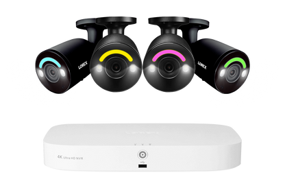 Lorex Fusion 4K 16 Camera Capable (8 Wired and 8 Wi-Fi) 2TB Wired NVR System with Bullet AI PoE Cameras Featuring Smart Security Lighting - 4 