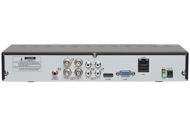 4-Camera Security System with 1TB Digital Video Recorder and 1080p Resolution