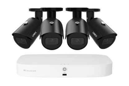 Lorex Fusion NVR with A20 (Aurora Series) IP Bullet Cameras - 4K 16-Channel 2TB Wired System - Black 4
