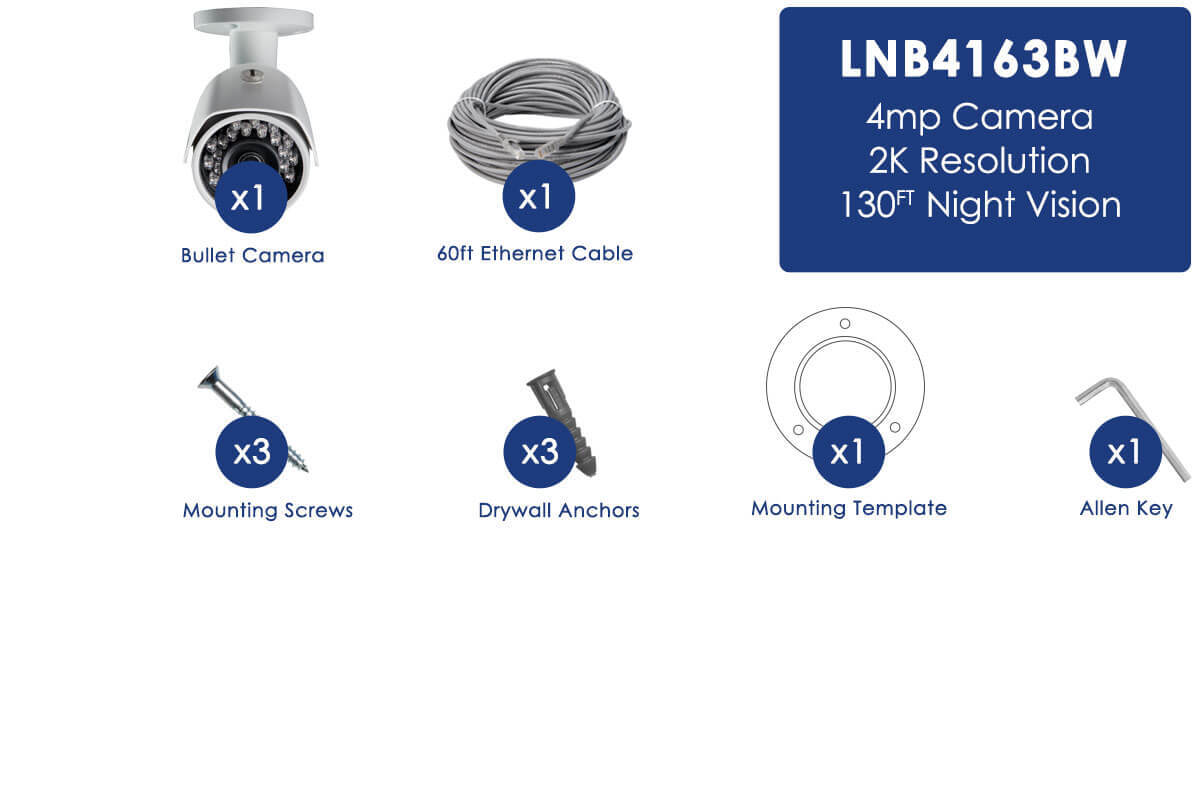4MP High Definition IP Camera with Color Night Vision 