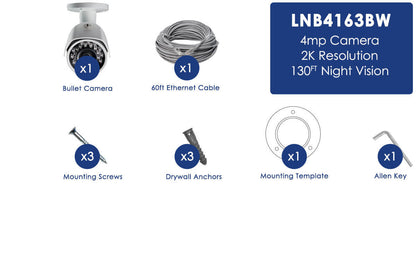 4MP High Definition IP Camera with Color Night Vision 