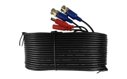 60ft (18m) 4K RG59 Power Cable for Analog Cameras
