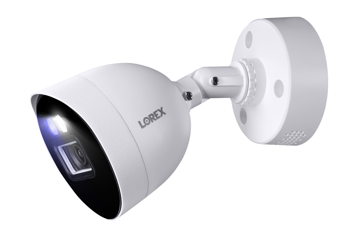 Lorex Fusion 4K 12-Channel 2TB Wired DVR System with 6 Smart Deterrence Cameras