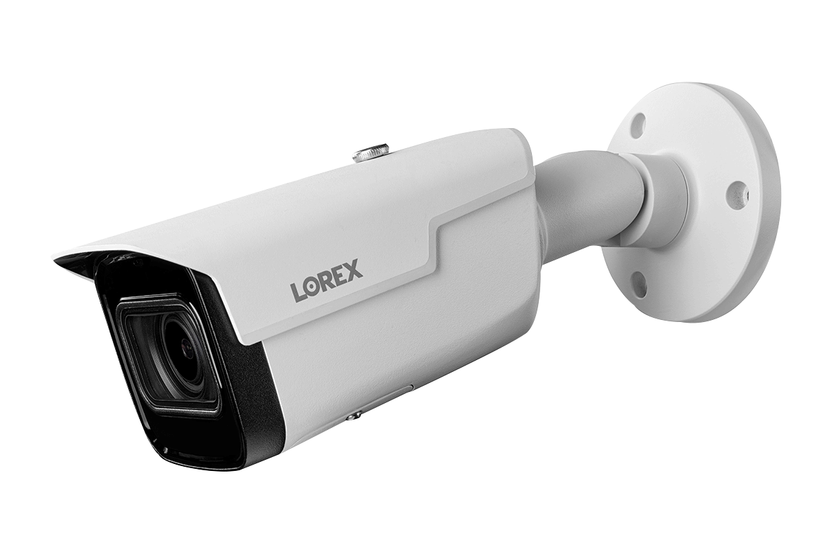 Lorex 4K (32 Camera Capable) Wired NVR System with Nocturnal 3 Smart IP Bullet Cameras Featuring Motorized Varifocal Lens and 30FPS Recording