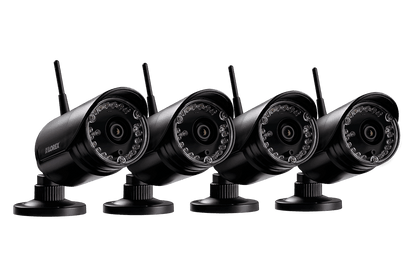 HD 720p Outdoor Wireless Security Cameras, 135ft Night Vision (4-pack)