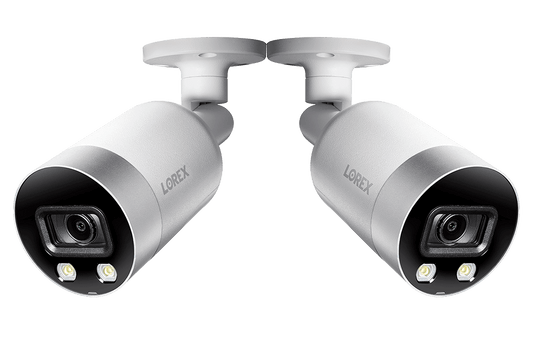 4K Ultra HD Smart Deterrence IP Camera with Color Night Vision (2-pack)