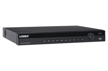 4K Ultra HD 8 Channel Security NVR, 2TB Hard Drive, POE, Records 4K (4 x 1080p) at 30FPS with Audio Recording
