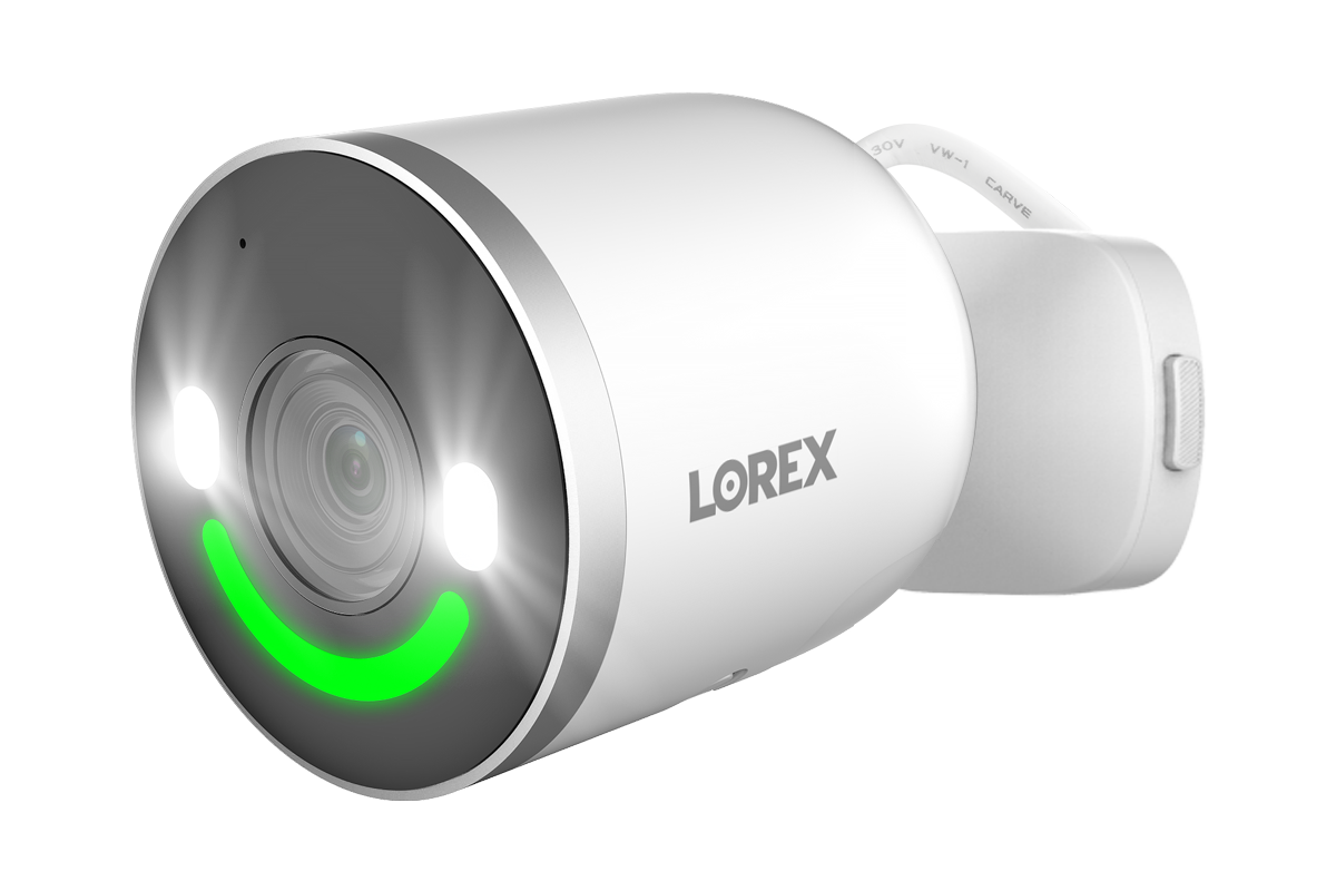 Lorex 4K Spotlight Indoor/Outdoor Wi-Fi 6 Security Camera with Smart Security Lighting