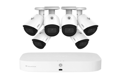 Lorex Fusion NVR with A20 (Aurora Series) IP Bullet Cameras - 4K 16-Channel 2TB Wired System - White 6