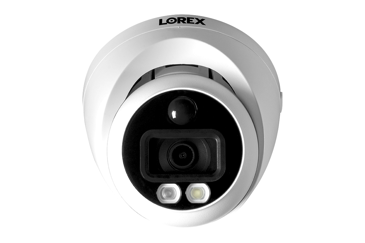 4K Ultra HD Active Deterrence Dome Security Camera