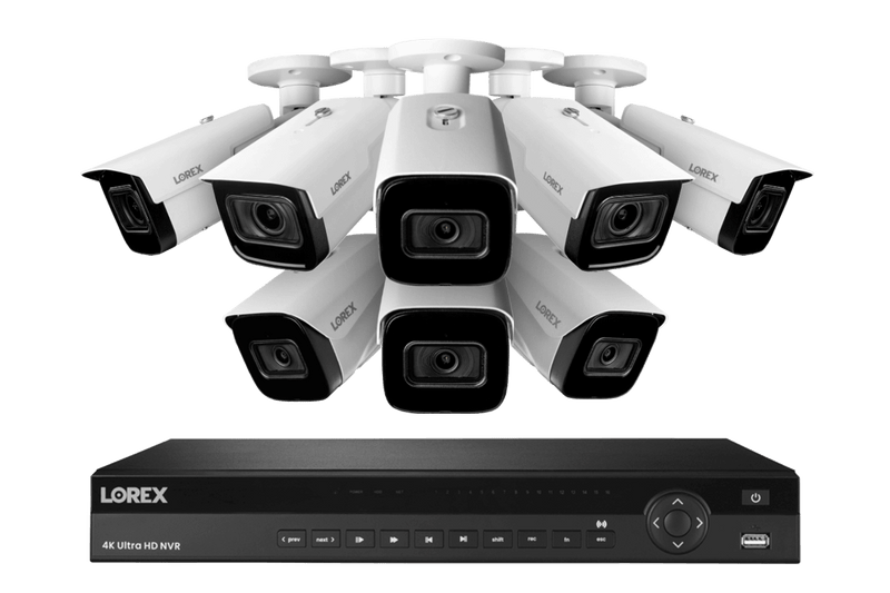 Lorex Nocturnal 4K 16-Channels 4TB NVR System with Motorized Varifocal and Audio Cameras